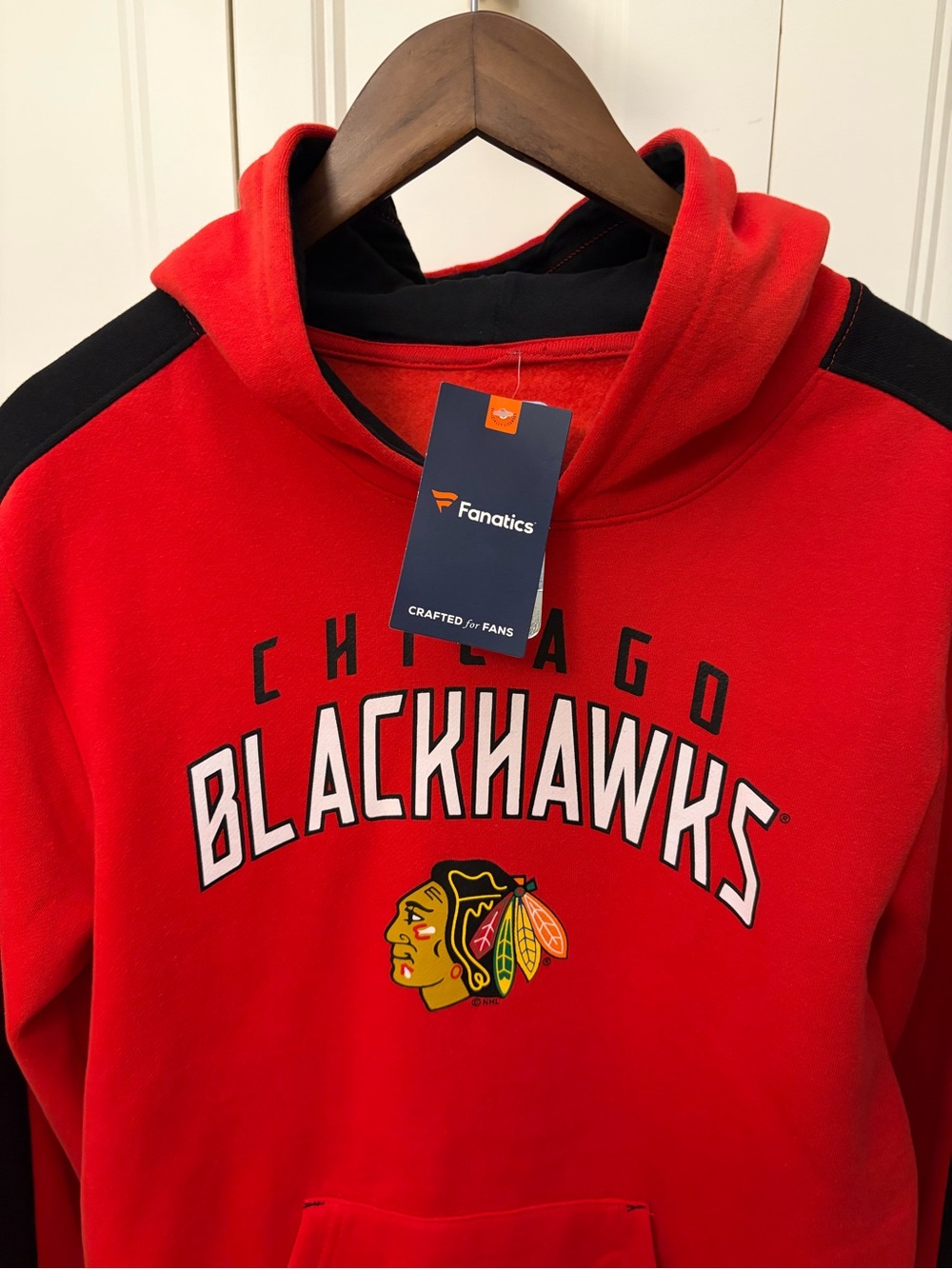 Fanatics Chicago Blackhawks Red Pullover Hoodie
